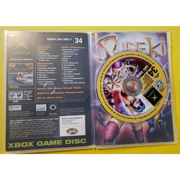 Microsoft Xbox 4 All New Playable Xbox Game Demos Vintage - Picture 3 of 3